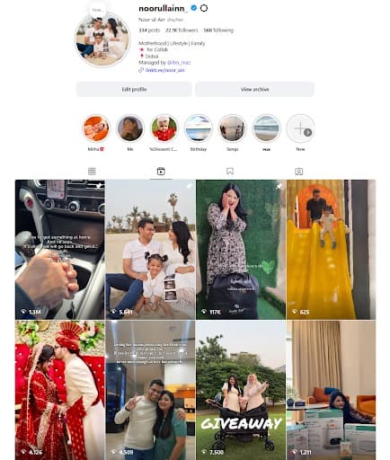 Noor Instagram Case Study 1